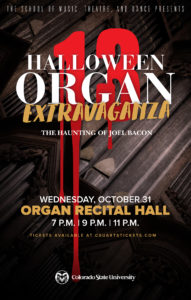 Halloween Organ Extravaganza promotional poster