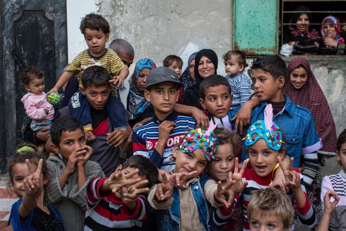 children from 'Gaza' documentary