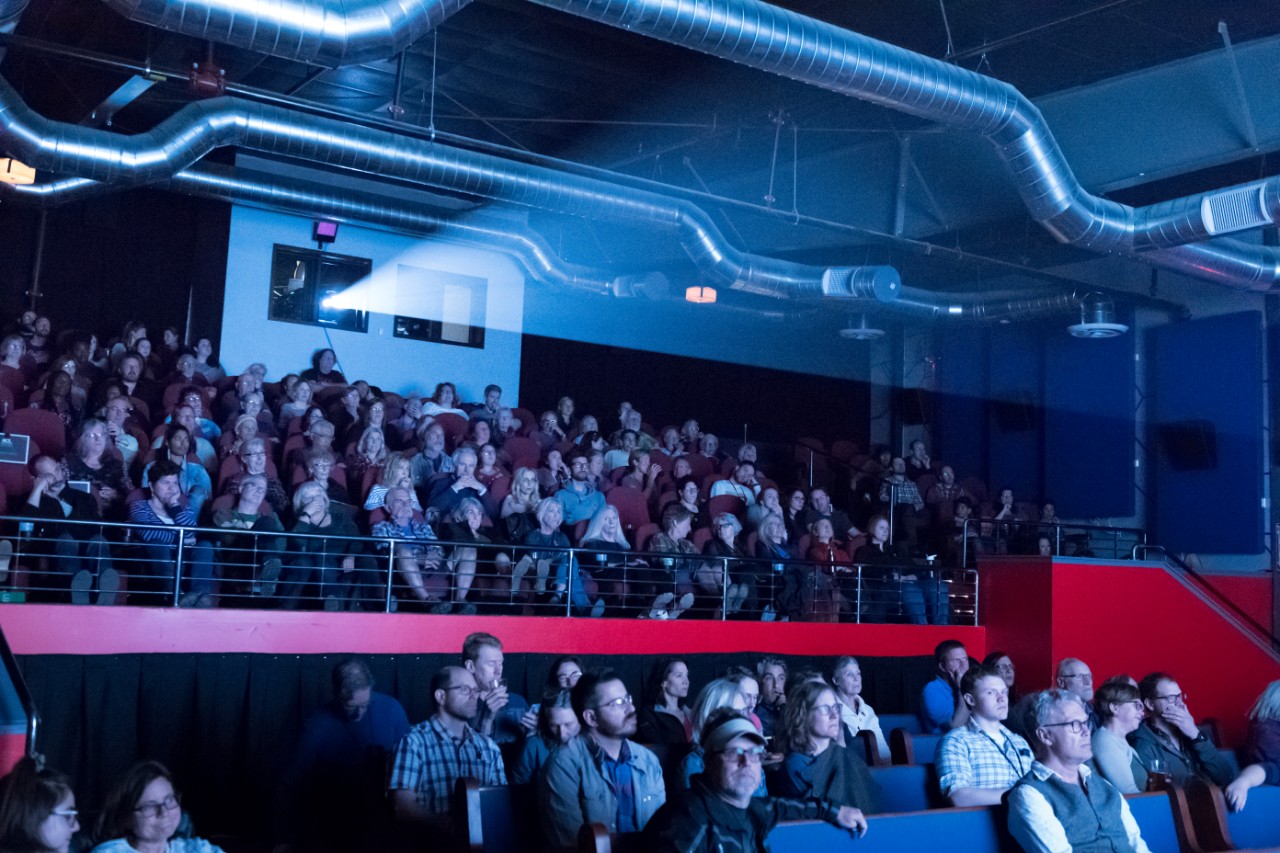 View of ACT audience watching film at 2019 festival