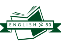 English @ 80 logo