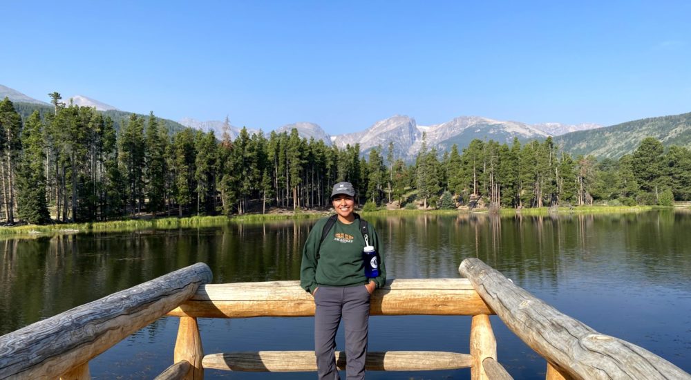 Kristy Ornelas at Rocky Mountain National Park