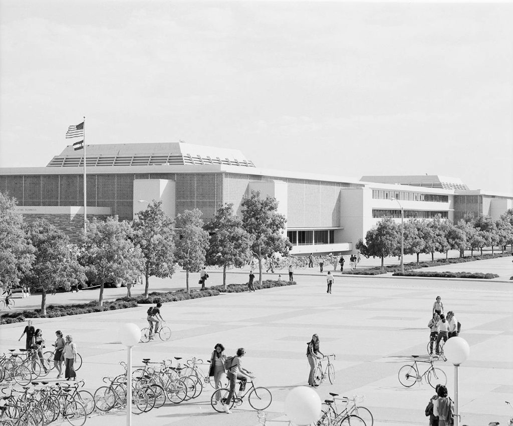 Clark as seen from the Plaza in 1975